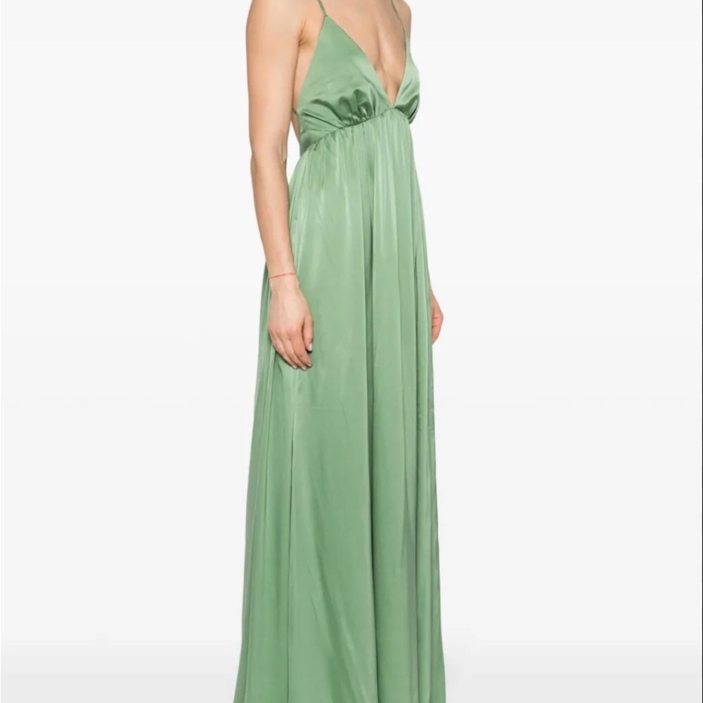 Zimmermann Sage Green Maxi Dress